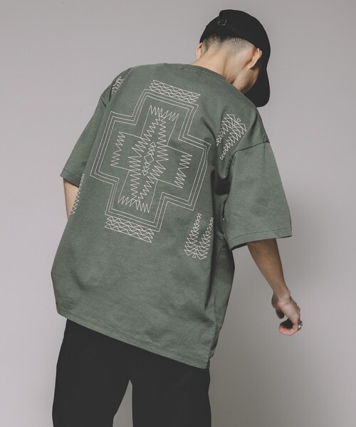 PENDLETON tシャツ PENDLETON/ペンドルトン 別注 バック刺繍