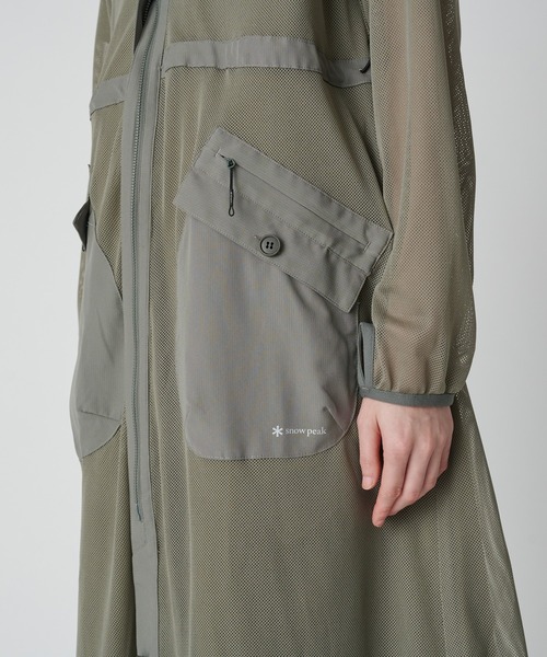 snow peak（スノーピーク） コート アウター Insect Shield Mesh Long