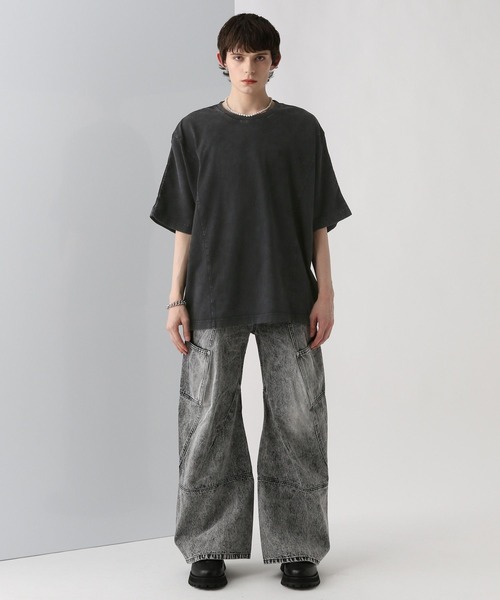 HARE ジーンズ 3Dスウィッチングデニムパンツ(HARE) メンズ