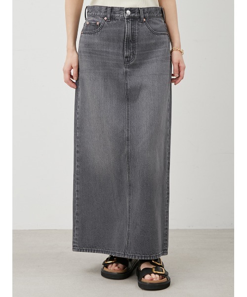 Mila Owen（ミラオーウェン） スカート 後ベンツストレートマキシ