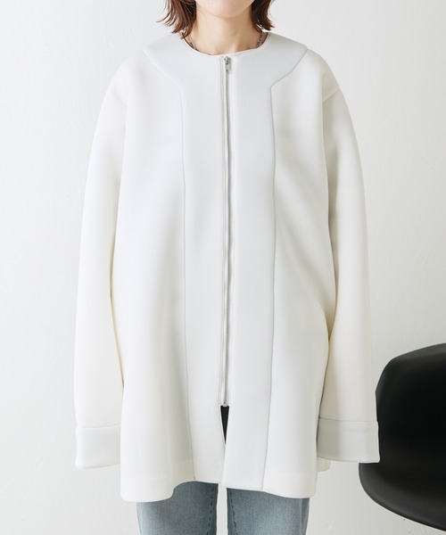 【美品】COLLAGE GALLARDAGALANTE ノーカラーコート 春夏 COLLAGE GALLARDAGALANTE 「COLLAGE GALLARDAGALANTE」 ノー
