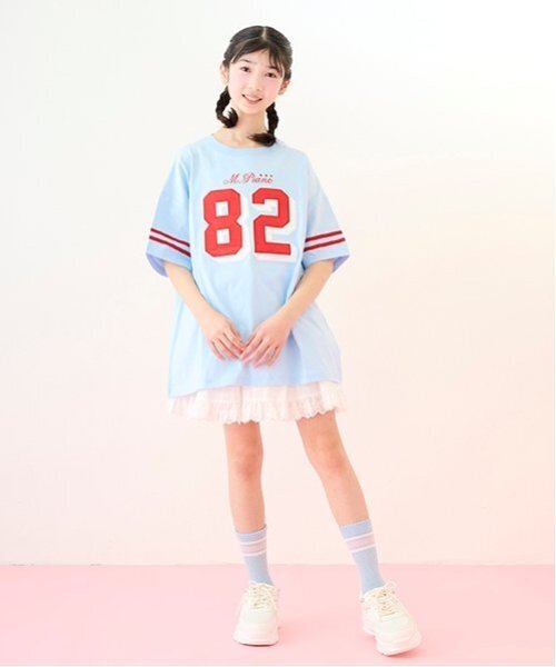 mezzo piano Junior（メゾピアノ ジュニア） tシャツ ナンバリングT