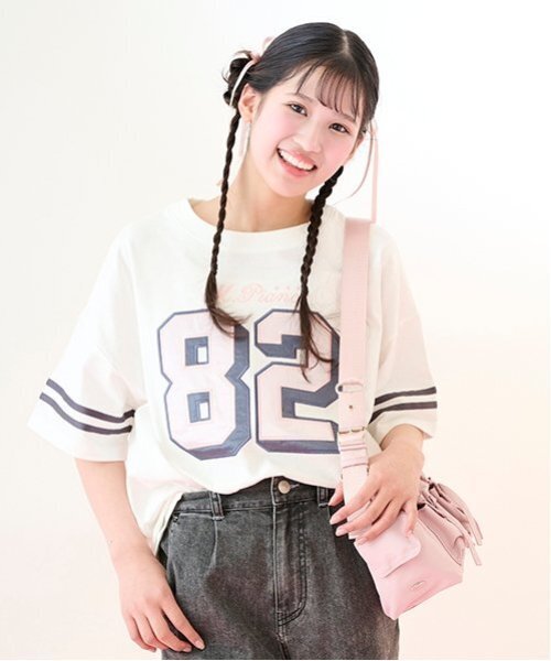 mezzo piano Junior（メゾピアノ ジュニア） tシャツ ナンバリングT