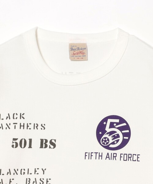 tシャツ BUZZ RICKSON’S / AIR FORCE T-SHIRT レディース BUZZ RICKSON'S tシャツ RICKSON'S / AIR FORCE T-SHIRT