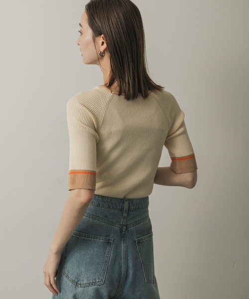 SENSE OF PLACE by URBAN RESEARCH ニット セーター スクエアネック