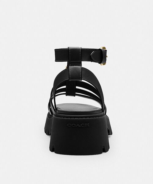 ★お洒落★ COACH Cプラットフォーム フィッシャーマン サンダル Amazon | Coach レディース 立体 C プラットフォーム