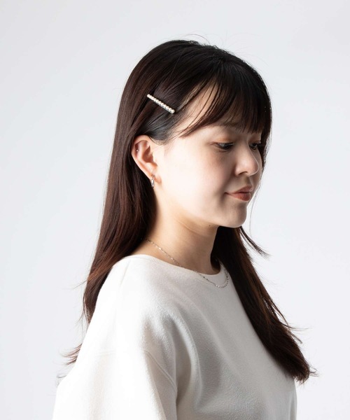 ALEXANDRE DE PARIS ホワイトヘアピン ALEXANDRE DE PARIS ヘアピン BALL PINS アレクサンドル ドゥ