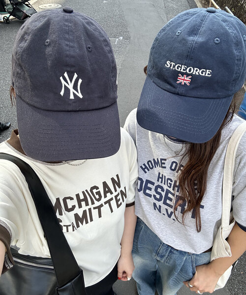 tシャツ 「ユニセックス」アソートロゴプリントリンガーTシャツ レディース メンズ | Discoat | 04