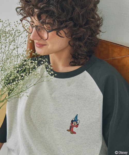 Disney fantasia ファンタジア ミッキー tシャツ 90s USA製希少
