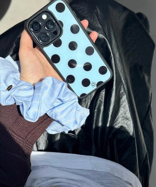 CERCA スマホケース LUON / ポルカドット スマホ ケース iPhoneケース