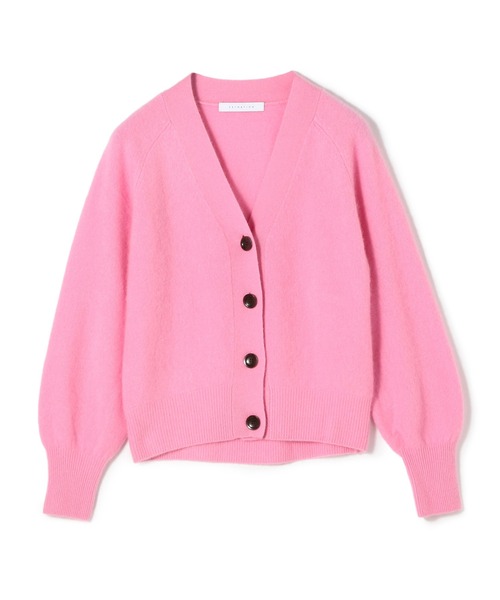 「ESTNATION」 ニットカーディガン 38 イエロー レディース_画像2