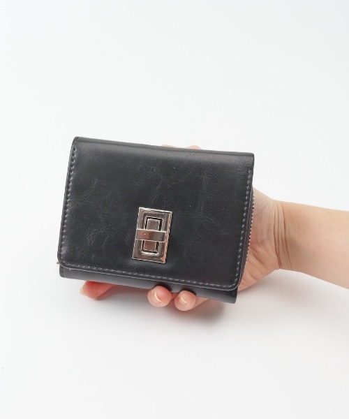 RENAME（リネーム） 財布 回転金具 3つ折り財布 レディース メンズ