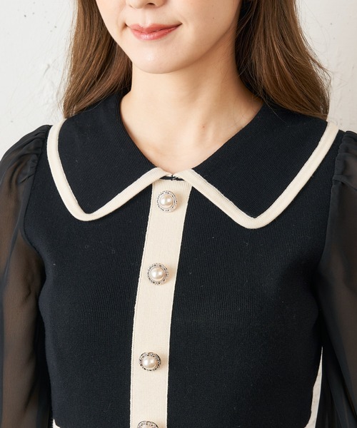 MIIA（ミーア） ニットワンピース FREE ブラック レディース