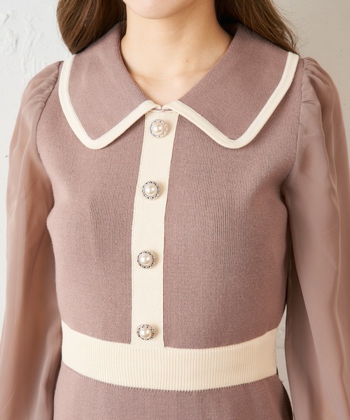 MIIA（ミーア） ニットワンピース FREE ブラック レディース