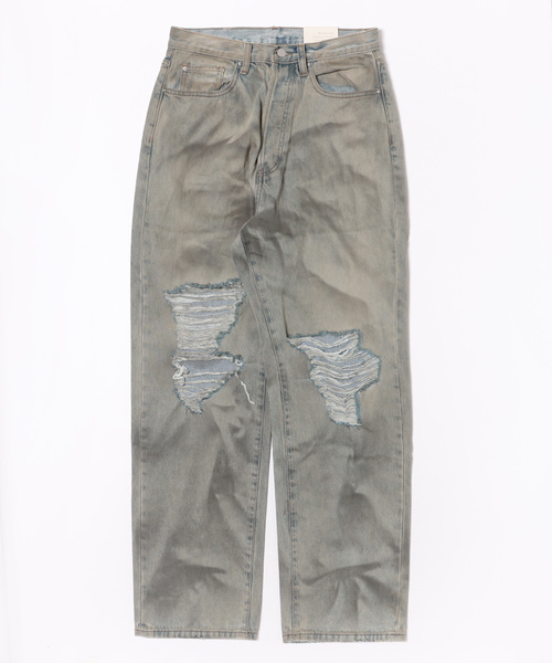 mnml（ミニマル） ジーンズ 「mnml」ULTRA BAGGY DESTROYED DENIM 「I 