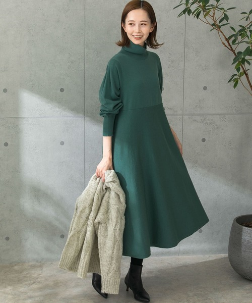 URBAN RESEARCH ROSSO WOMEN」 ニットワンピース FREE オレンジ
