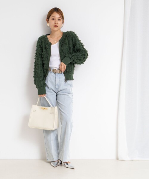 Rie Miller 【RM denim】センタープレスハイウエストデニム Rie Miller ジーンズ デニム デニムパンツ 「RM denim」センター