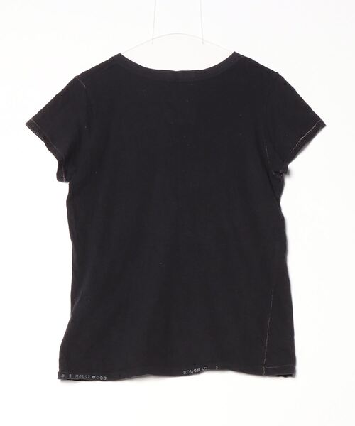 「GO TO HOLLYWOOD」 半袖カットソー 2 ブラック レディース_画像2