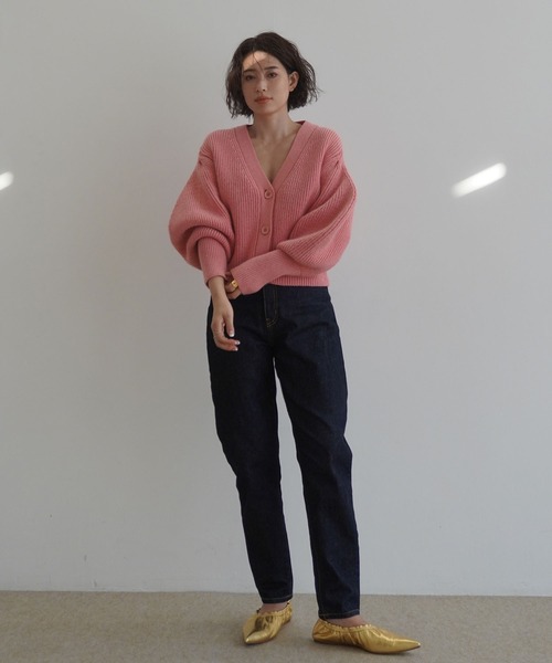 ETRE TOKYO（エトレトウキョウ） ニットカーディガン FREE ピンク