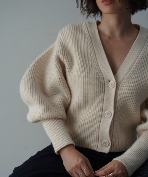 ETRE TOKYO（エトレトウキョウ） ニットカーディガン FREE ピンク