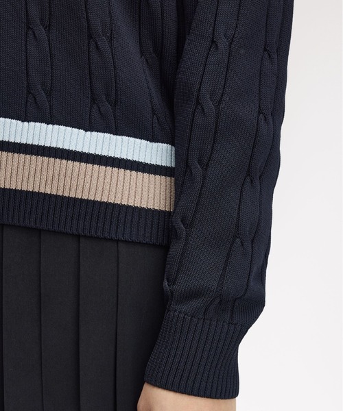 FRED PERRY（フレッドペリー） ニット セーター Bold Tipped Cable