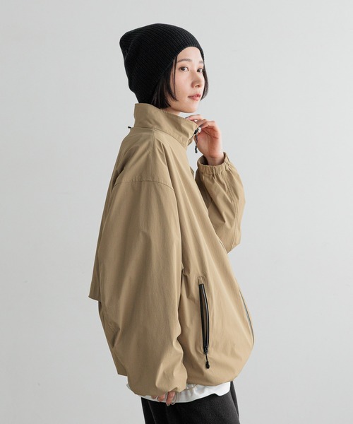 LOWRYS FARM スタンドブルゾン　カーキ LOWRYS FARM（ローリーズファーム） ブルゾン アウター 「LFM(U