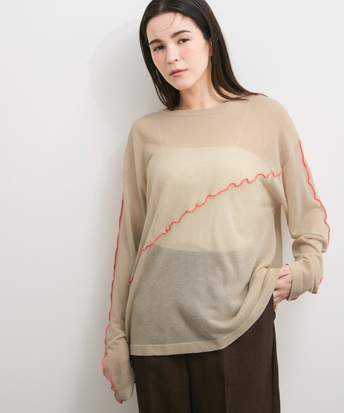 LE CERCLE par rope' ニット セーター アシメメローシアーニット