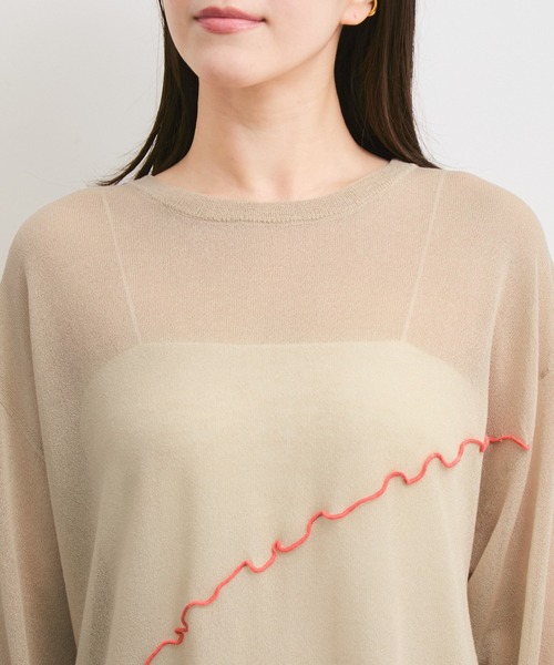 LE CERCLE par rope' ニット セーター アシメメローシアーニット