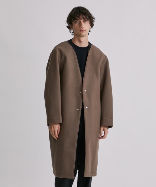 UNITED TOKYO（ユナイテッドトウキョウ） ノーカラーコート 1 ブラウン