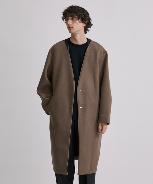 UNITED TOKYO（ユナイテッドトウキョウ） ノーカラーコート 1 ブラウン