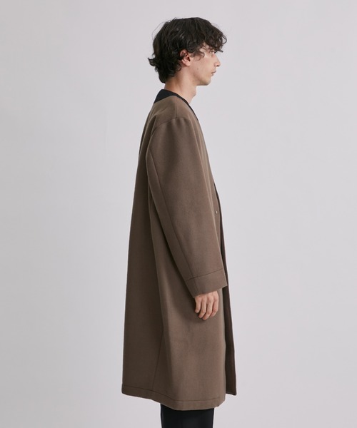 UNITED TOKYO（ユナイテッドトウキョウ） ノーカラーコート 1 ブラウン