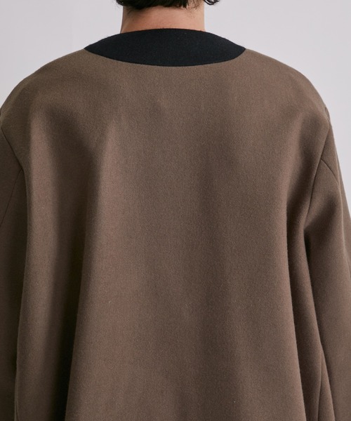 UNITED TOKYO（ユナイテッドトウキョウ） ノーカラーコート 1 ブラウン
