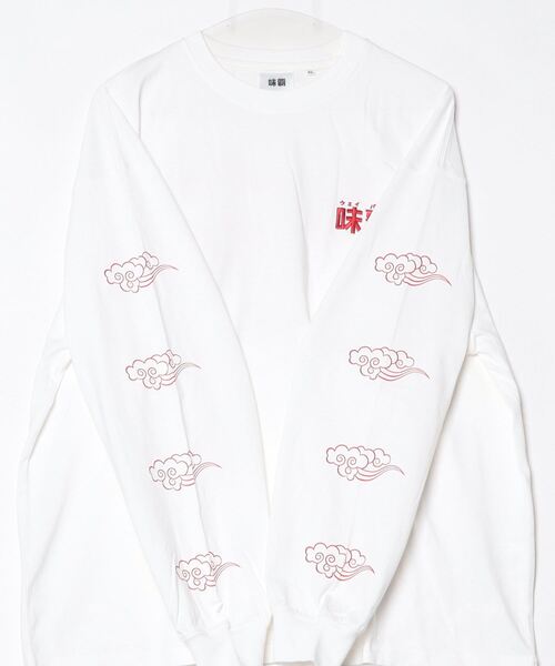 「coen」 長袖Tシャツ L ホワイト メンズ
