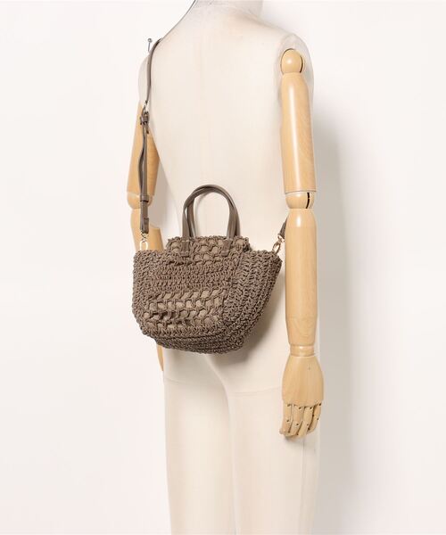 「MB mint breeze」 かごバッグ フリー グレー レディース_画像5