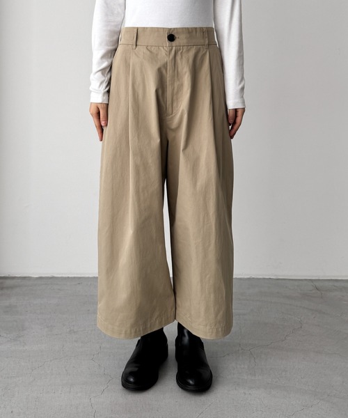 CANAL JEAN/El mar コットンクロップドパンツ CANAL JEAN（キャナル