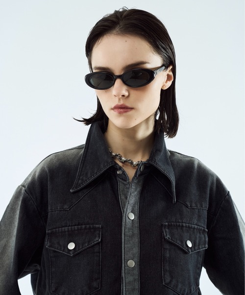 デニムジャケット gジャン Gradation denim shirt jacket