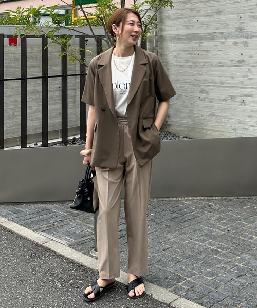 「DOUX ARCHIVES」 テーラードジャケット FREE ベージュ レディース_画像4