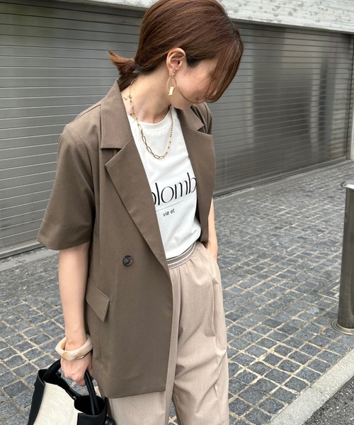 「DOUX ARCHIVES」 テーラードジャケット FREE ベージュ レディース_画像5