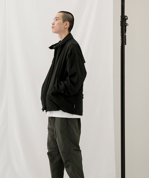 「WILD THINGS」 ジップアップブルゾン「EKALコラボ」 MEDIUM グレー メンズ_画像6