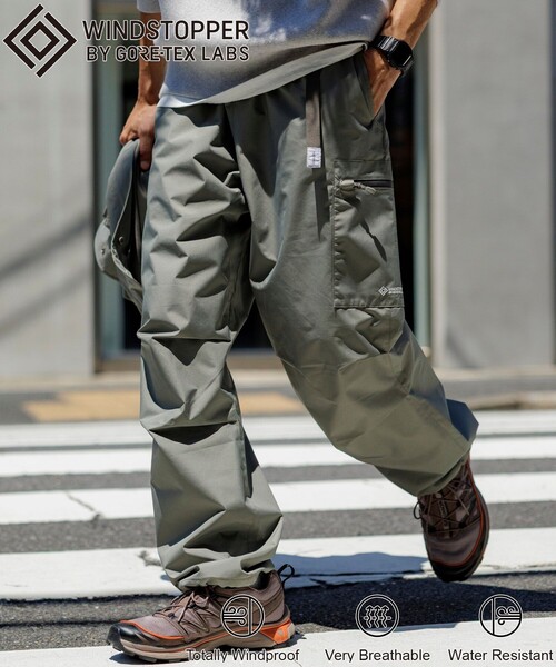 未使用　+phenix　WINDSTOPPER gore tex パンツ MENS】GTX LONG PANTS ロングパンツ / WINDSTOPPER(R