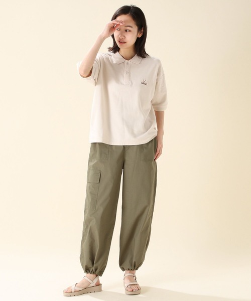 「niko and...」 半袖ポロシャツ MEDIUM アイボリー レディース_画像5