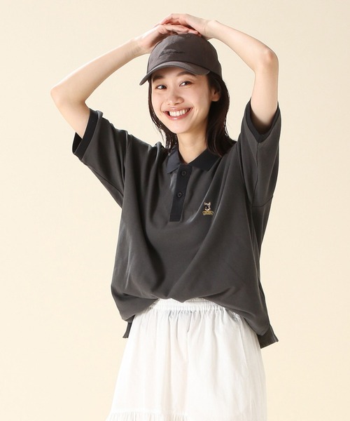 「niko and...」 半袖ポロシャツ MEDIUM アイボリー レディース_画像8