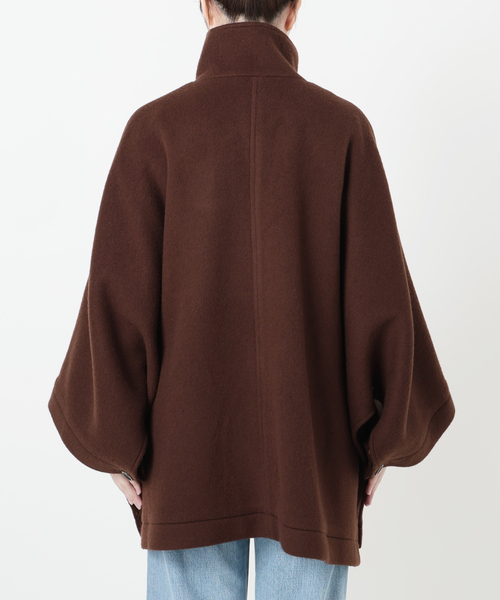 ボアポンチョコート　ブラウン Deuxieme Classe（ドゥーズィエムクラス） ポンチョコート ONE SIZE