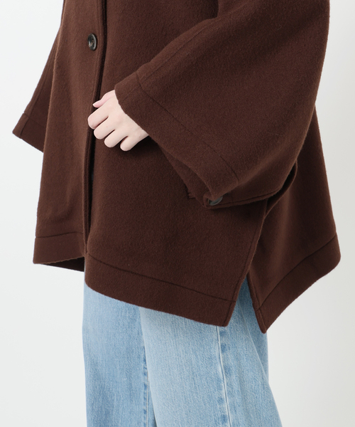 Bonum（ボナム） ポンチョ MUFFLER PONCHO コート レディース