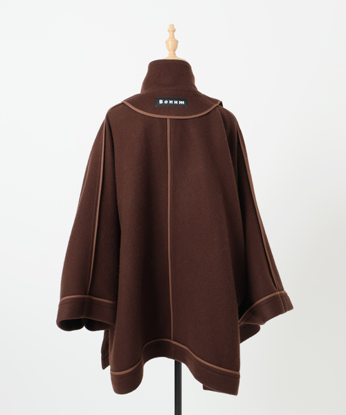 Bonum（ボナム） ポンチョ MUFFLER PONCHO コート レディース