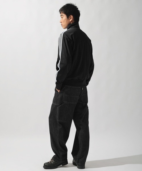 アディダス レア サンプル フード付き ジャケット フーディー 黒 送 adidas（アディダス） コート ジャケット 「」アディカラー