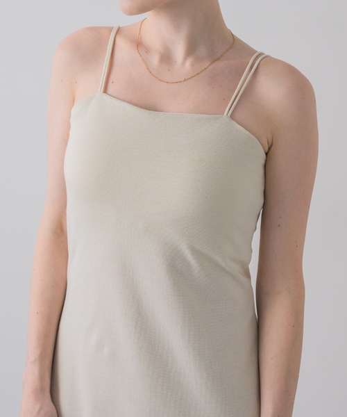 「muku」 キャミソールワンピース SMALL アイボリー レディース_画像2