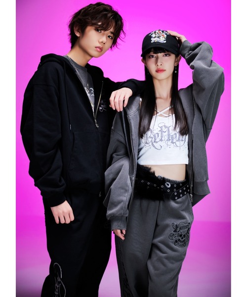 A'GEM/9 BUDDiiSコラボセットアップジャージ（黒） BUDDiiS × A'GEM/9 SPECIAL COLLABORATION Vol.3 詳細発表