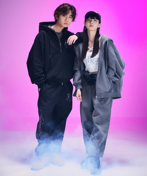 A'GEM/9 BUDDiiSコラボセットアップジャージ（黒） BUDDiiS × A'GEM/9 SPECIAL COLLABORATION Vol.3 詳細発表