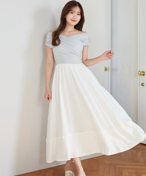 Her lip to 半袖ワンピース M ブルー レディース : ZOZOTOWN Yahoo!店